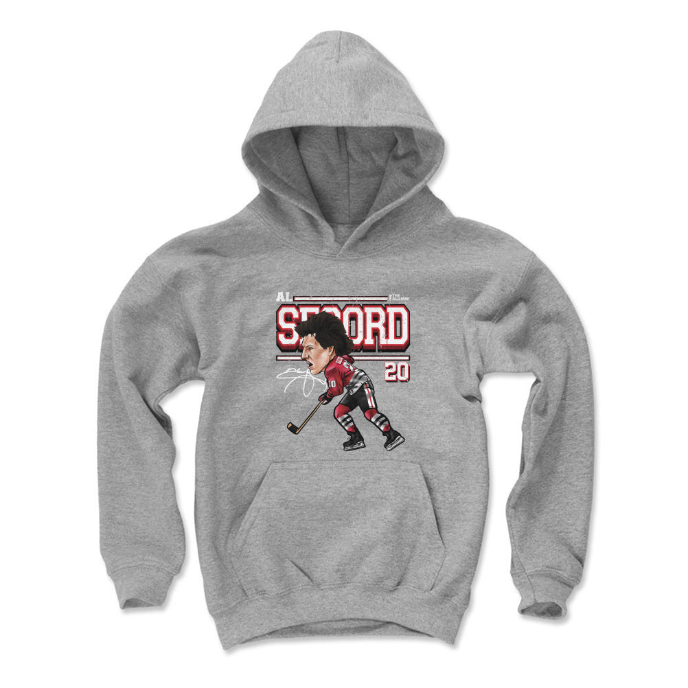 Al Secord Chicago Cartoon WHT