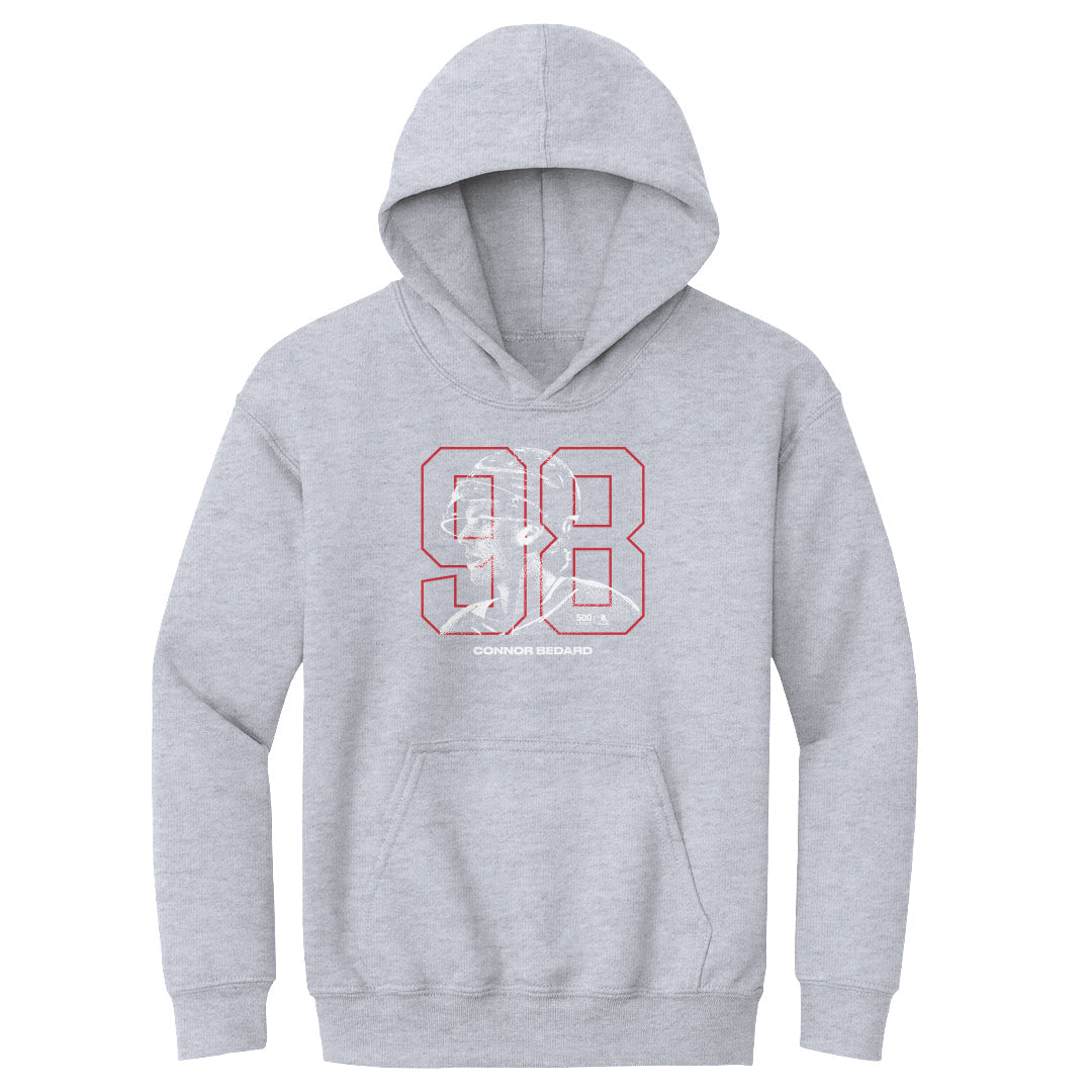 Connor Bedard Chicago Overlay WHT