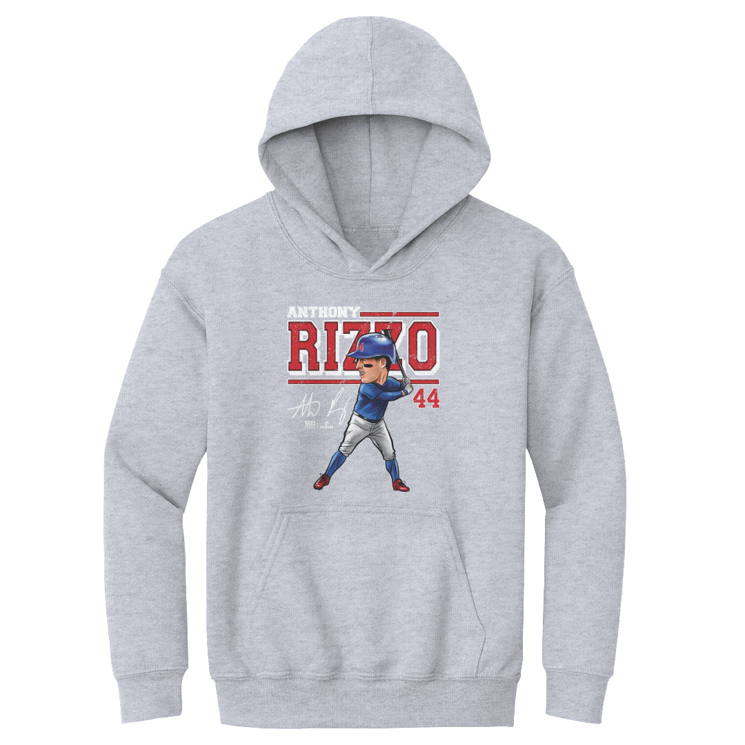 Anthony Rizzo Chicago C Cartoon WHT
