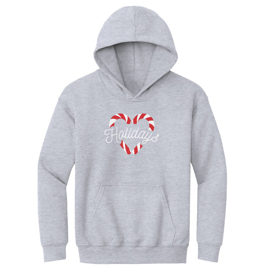 Christmas Candy Cane Heart WHT