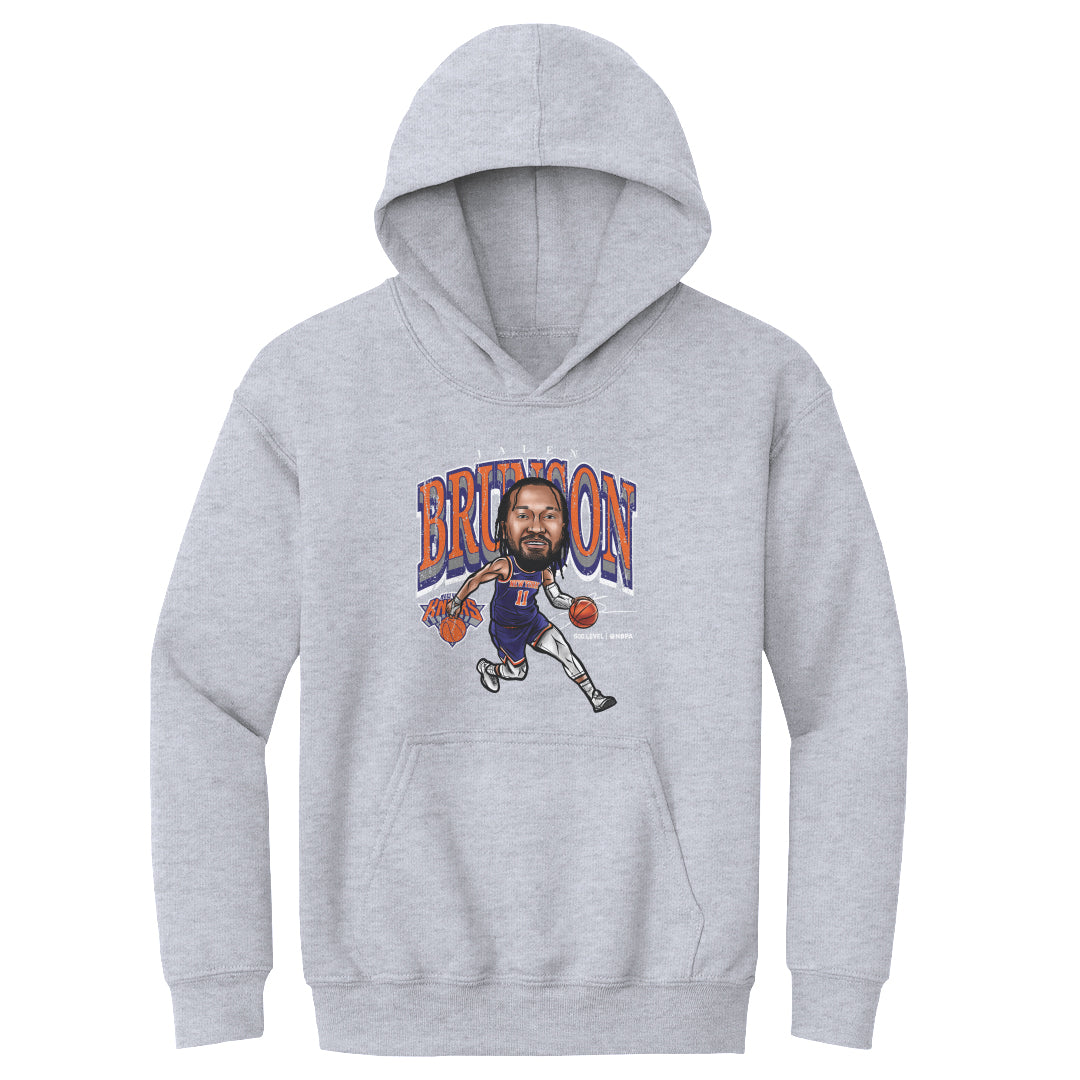 Jalen Brunson New York Knicks Cartoon WHT
