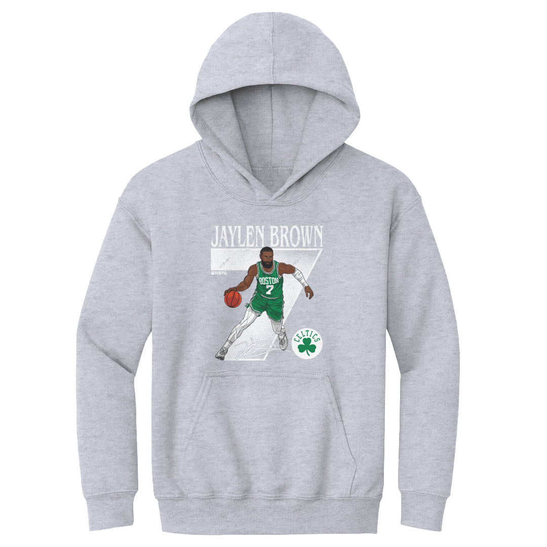 Jaylen Brown Boston Celtics Number WHT