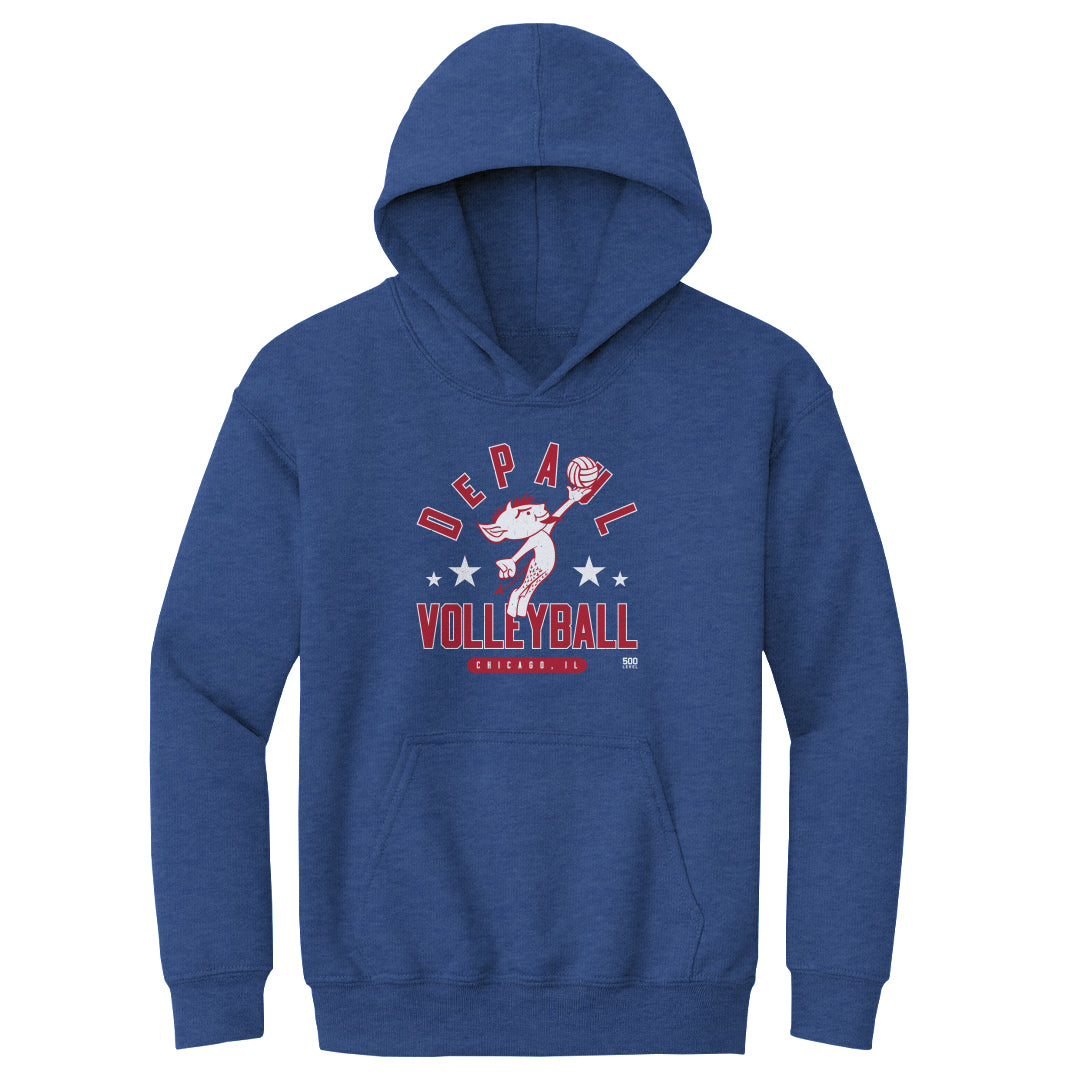DePaul Blue Demons Vintage Volleyball WHT