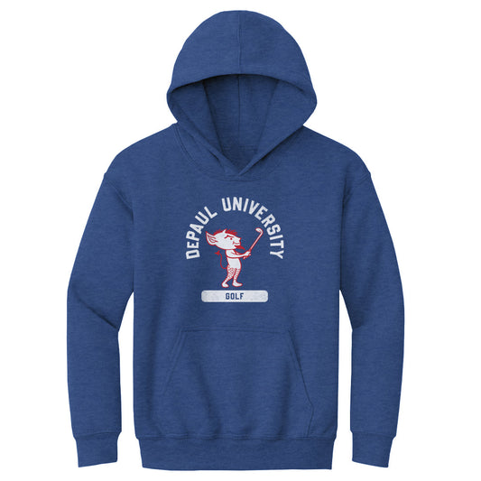 DePaul Blue Demons Mascot Golf WHT