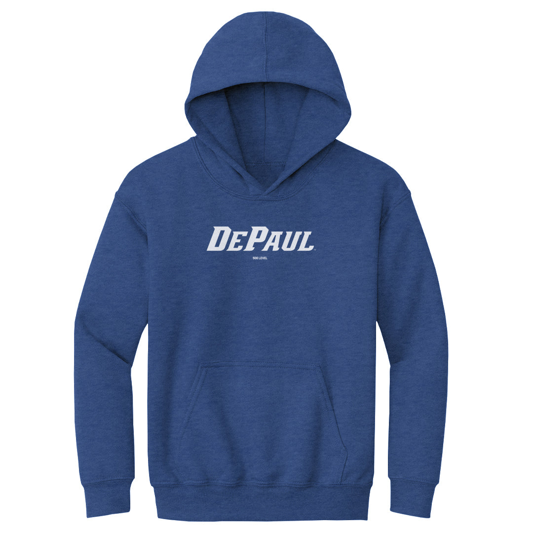 DePaul Blue Demons Wordmark White WHT