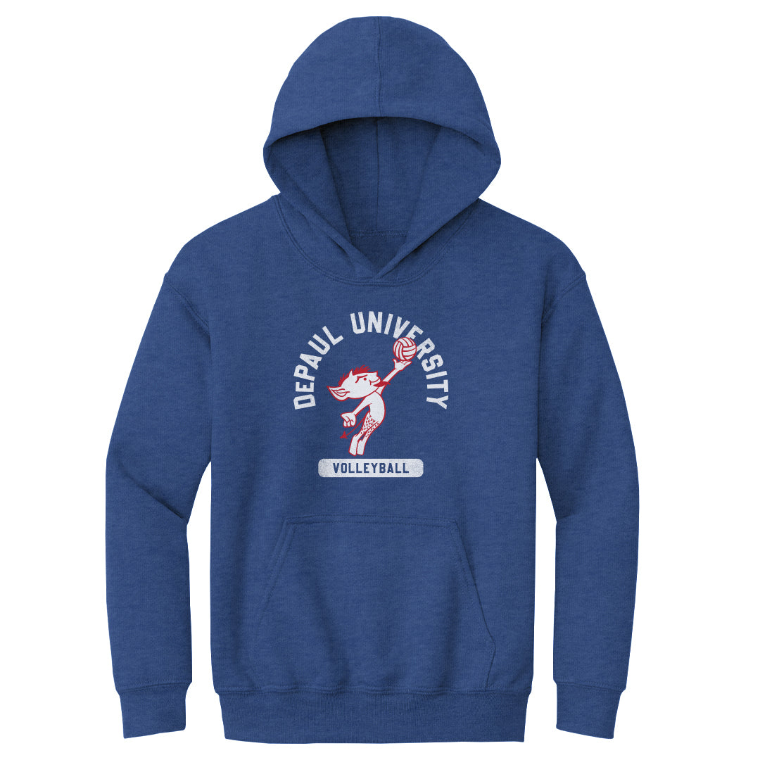 DePaul Blue Demons Billy Volleyball WHT