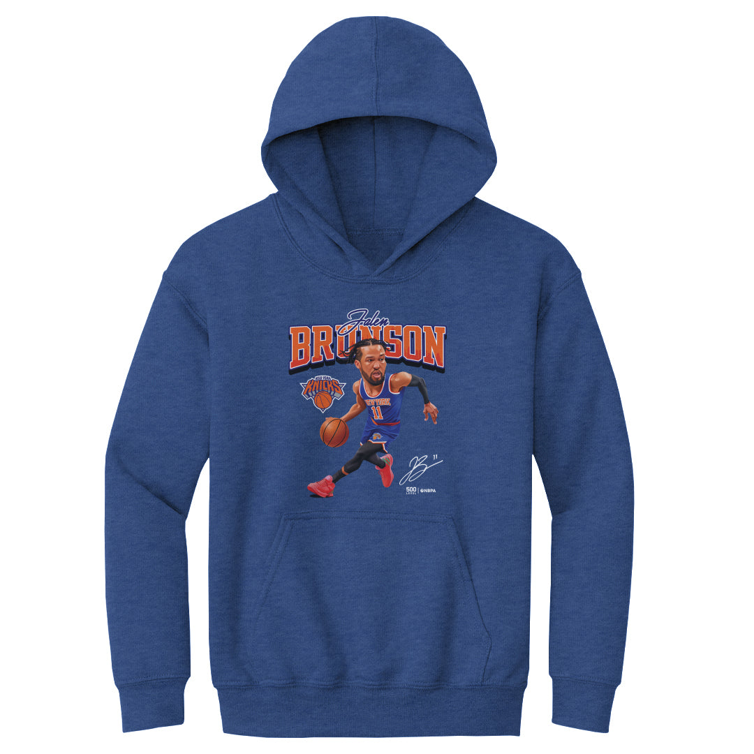 Jalen Brunson New York Knicks Caricature WHT