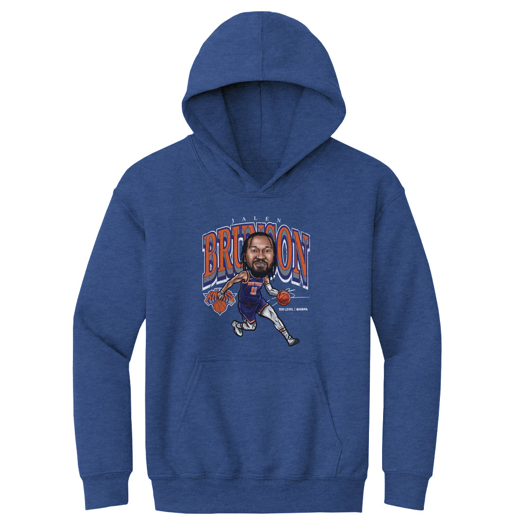 Jalen Brunson New York Knicks Cartoon WHT