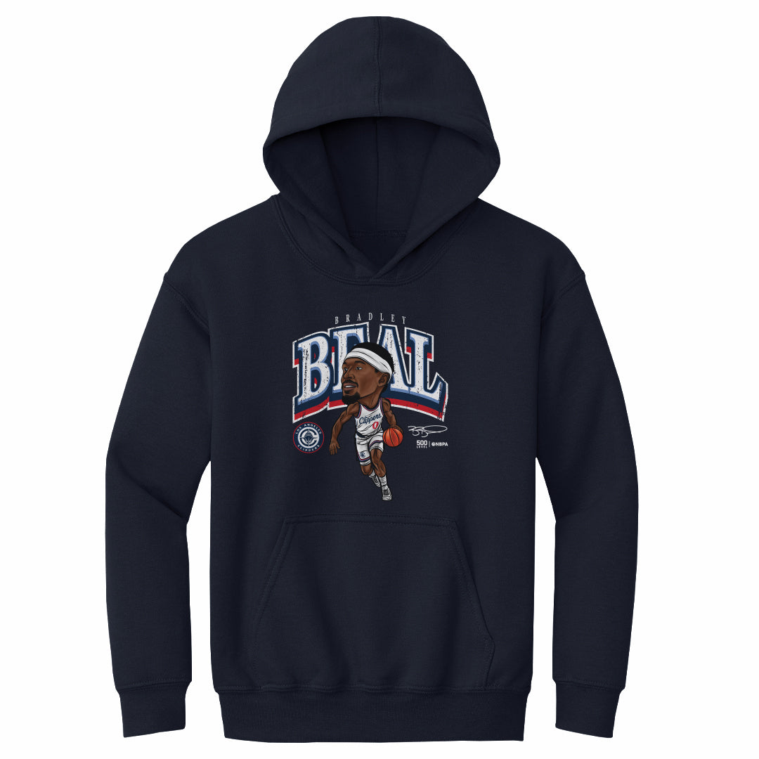 Bradley Beal Los Angeles Clippers Cartoon WHT