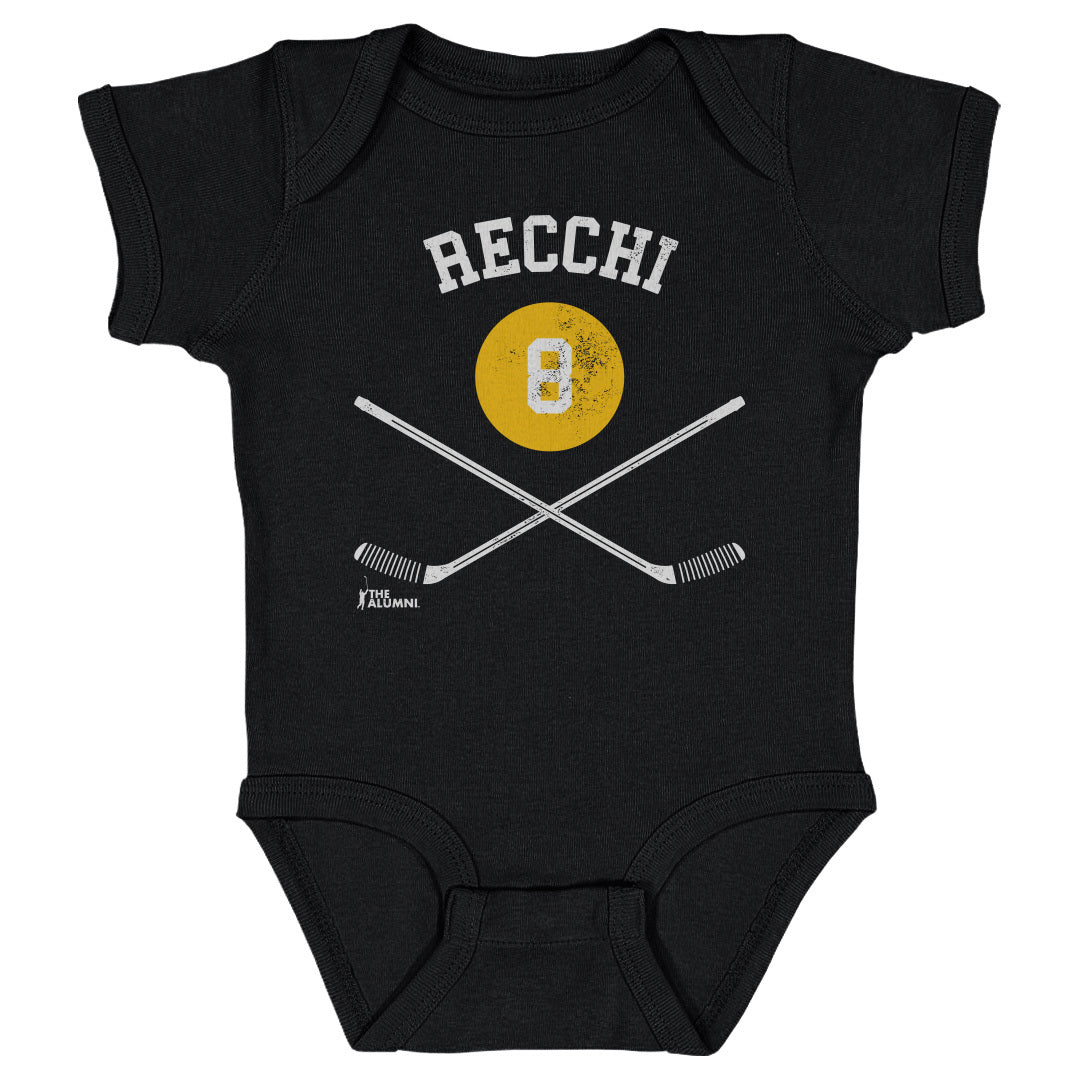 Mark Recchi Pittsburgh 8 Sticks WHT