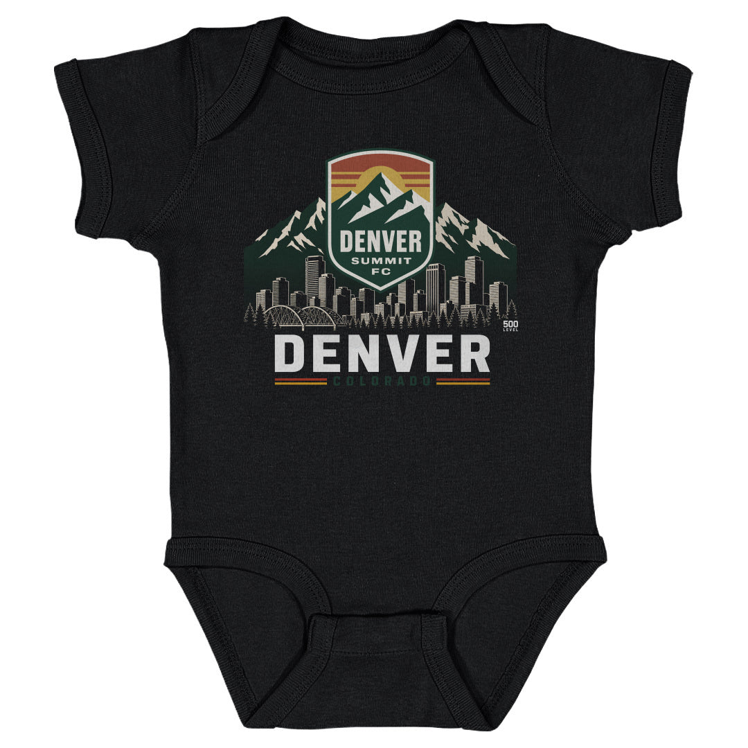 Denver Summit FC Skyline Logo WHT