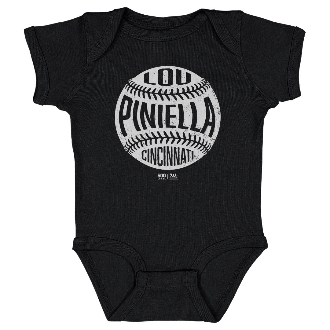 Lou Piniella Cincinnati Vintage Baseball WHT