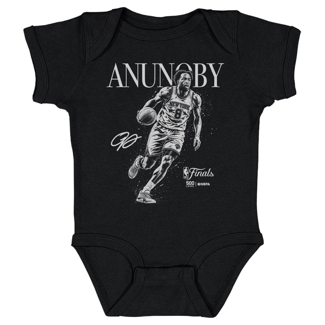 OG Anunoby New York Knicks NBA Finals 2026 Mono WHT