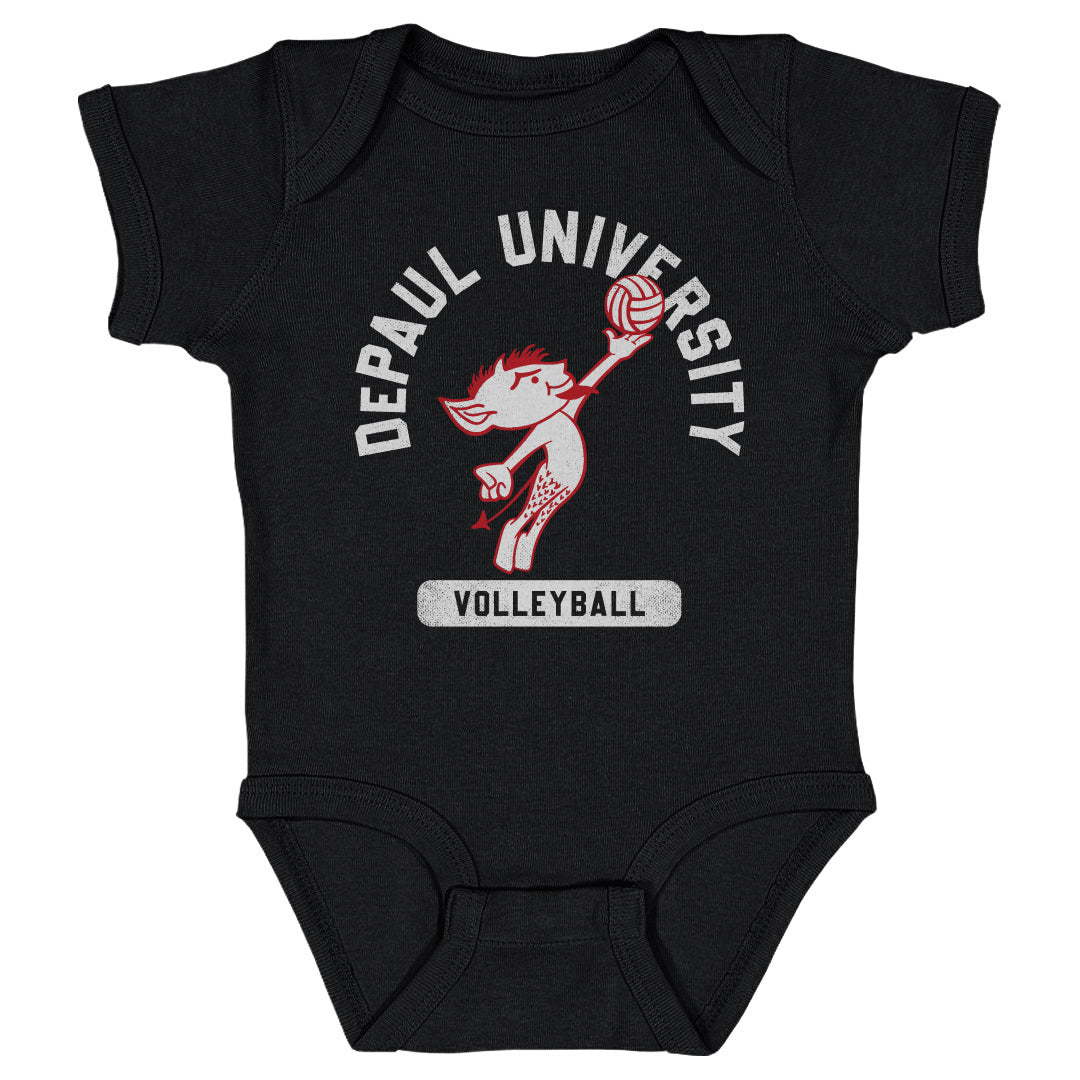 DePaul Blue Demons Billy Volleyball WHT