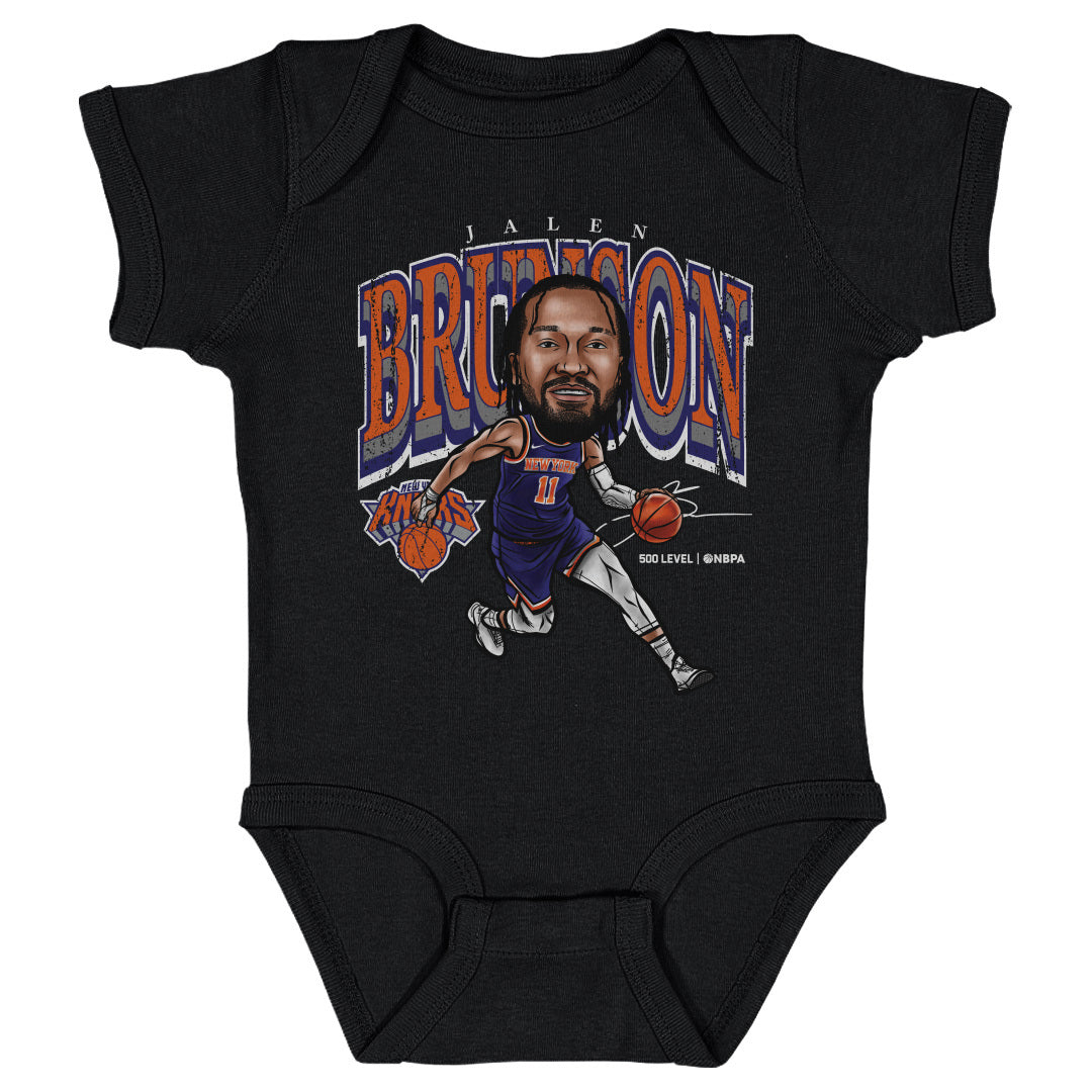 Jalen Brunson New York Knicks Cartoon WHT