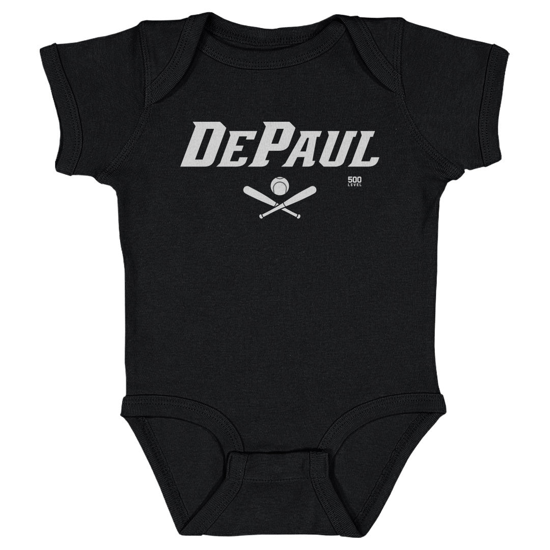 DePaul Blue Demons Softball Minimalist WHT