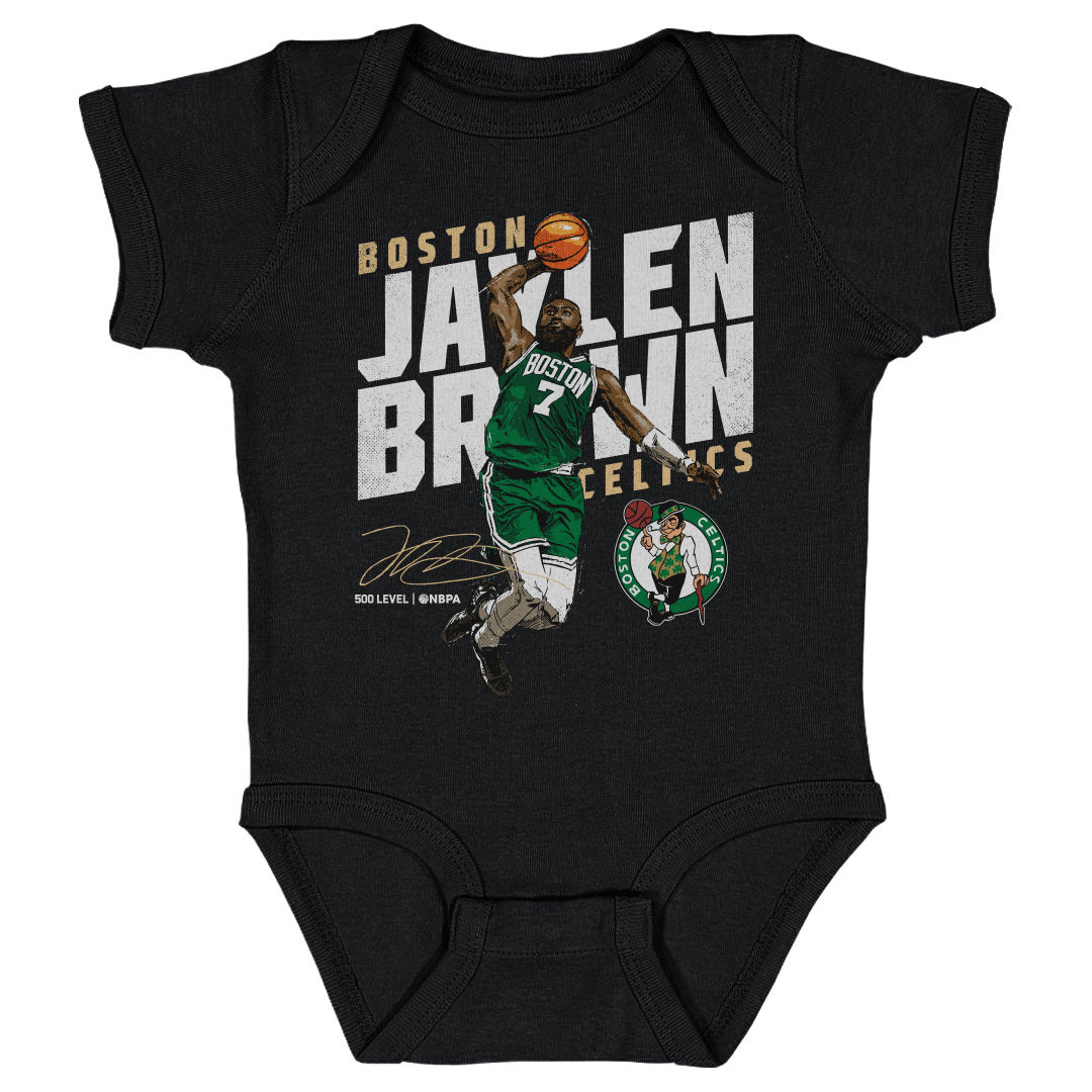 Jaylen Brown Boston Celtics Slant WHT