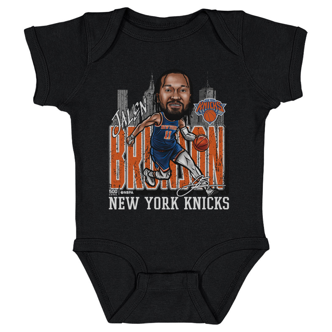Jalen Brunson New York Knicks Cartoon City Cartoon WHT