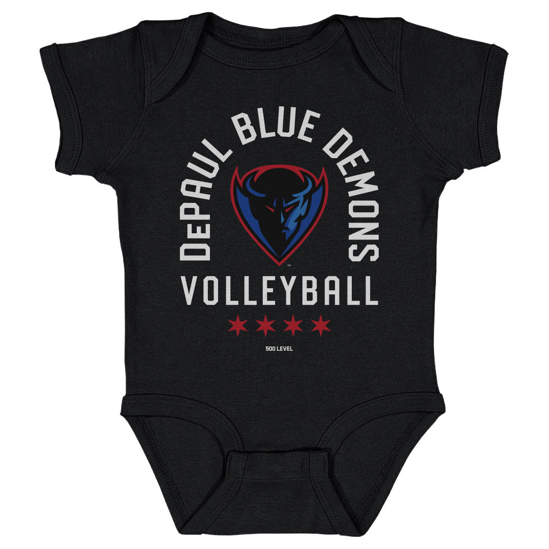 DePaul Blue Demons Volleyball Arc WHT