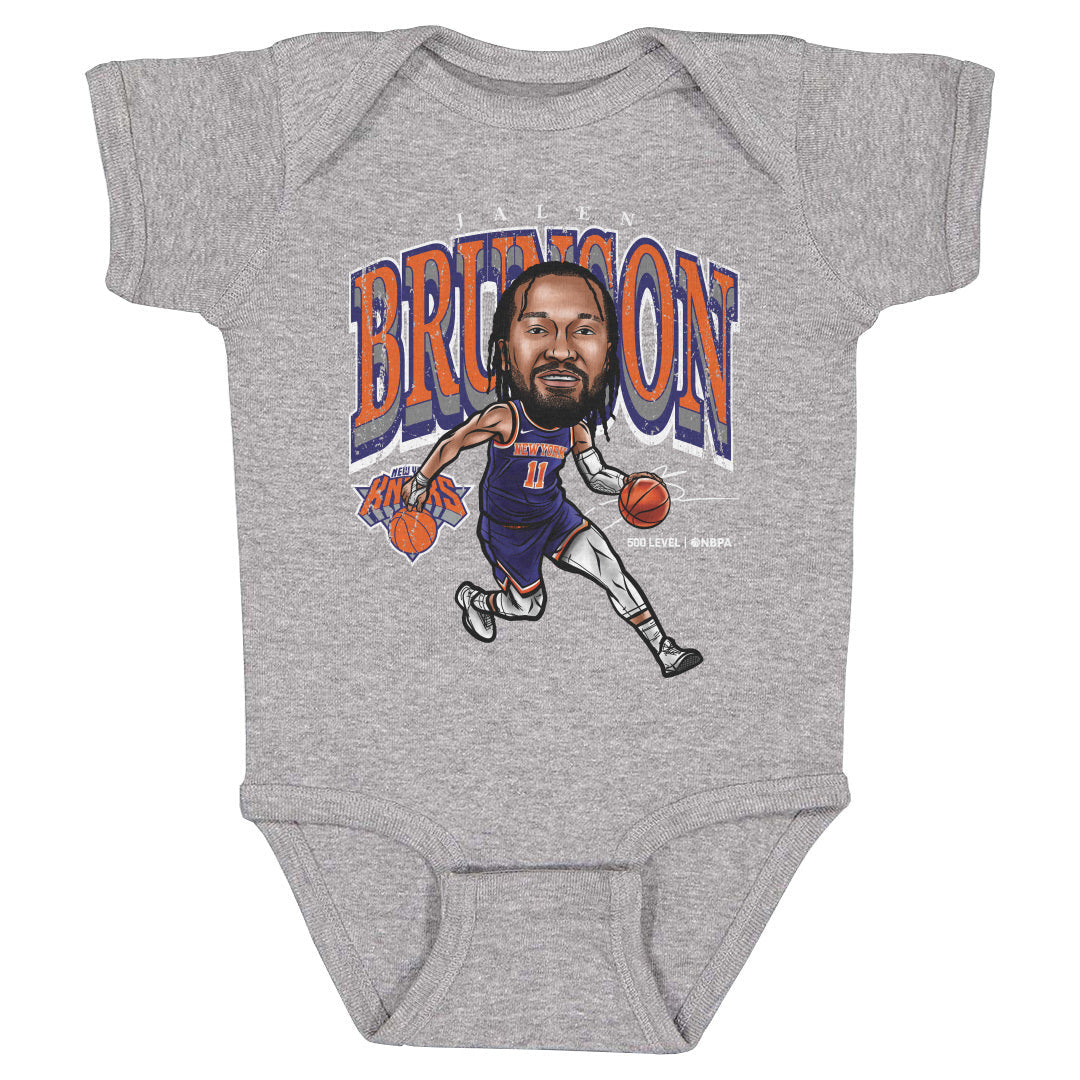 Jalen Brunson New York Knicks Cartoon WHT