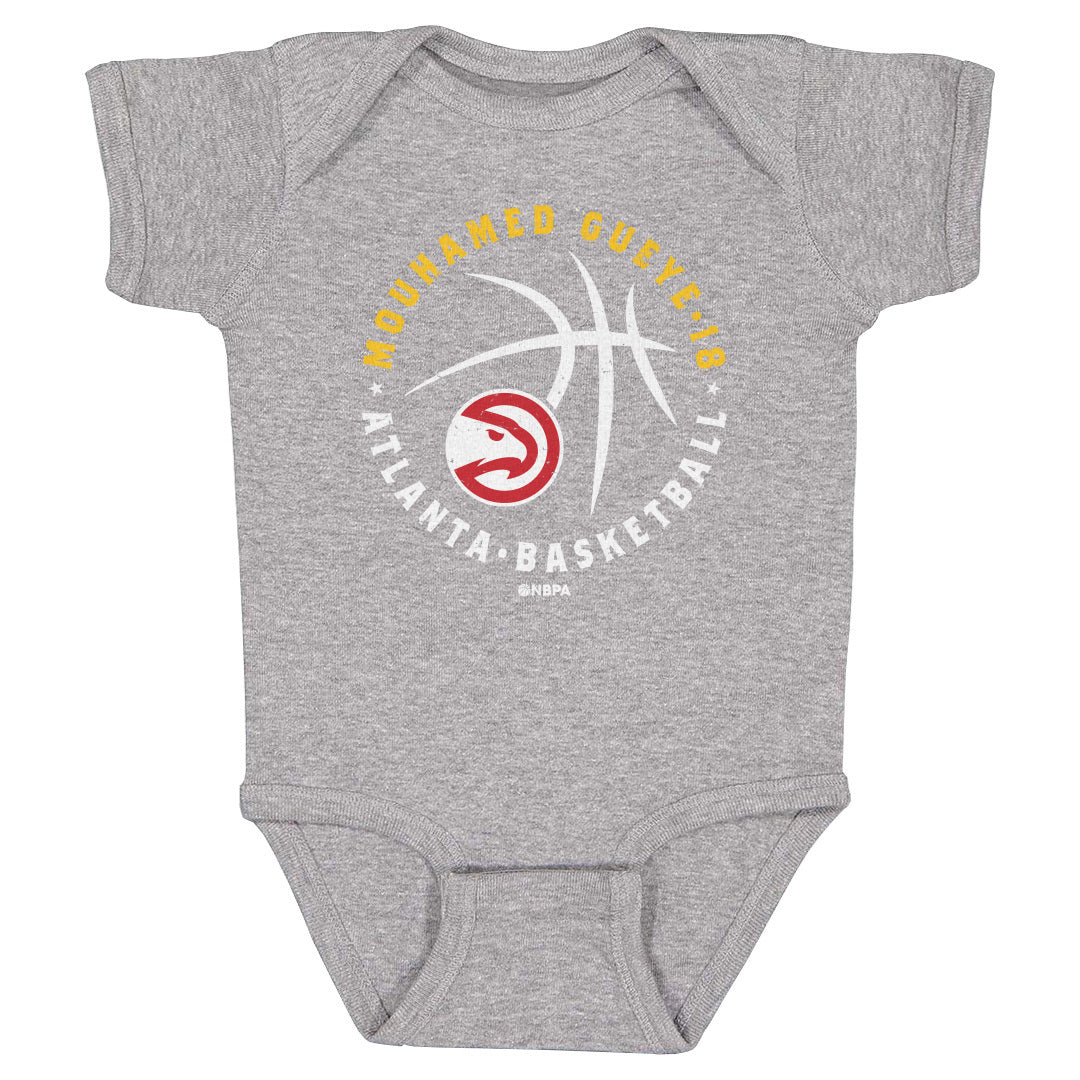 Mouhamed Gueye Atlanta Hawks Player Ball WHT