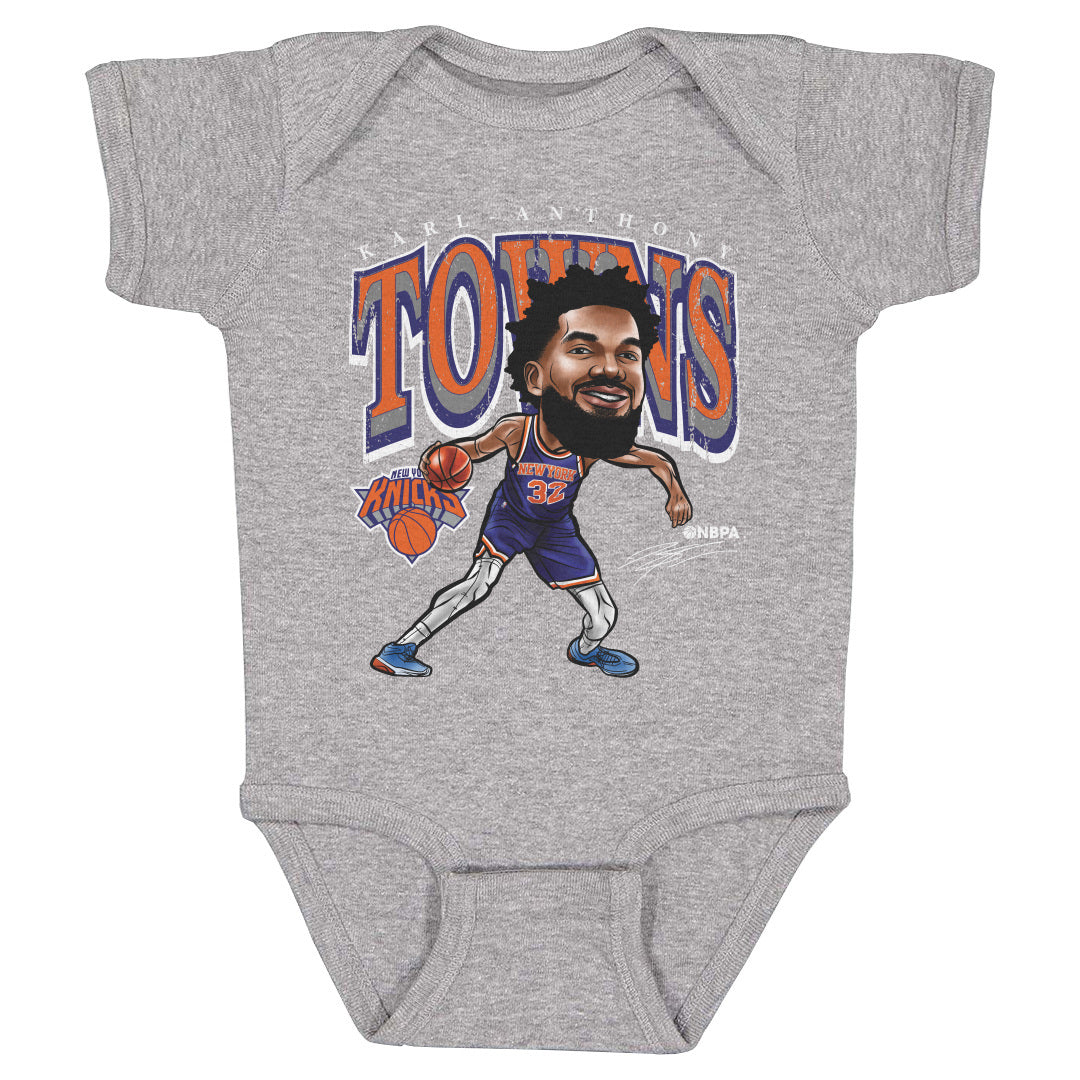 Karl-Anthony Towns New York Knicks Cartoon WHT