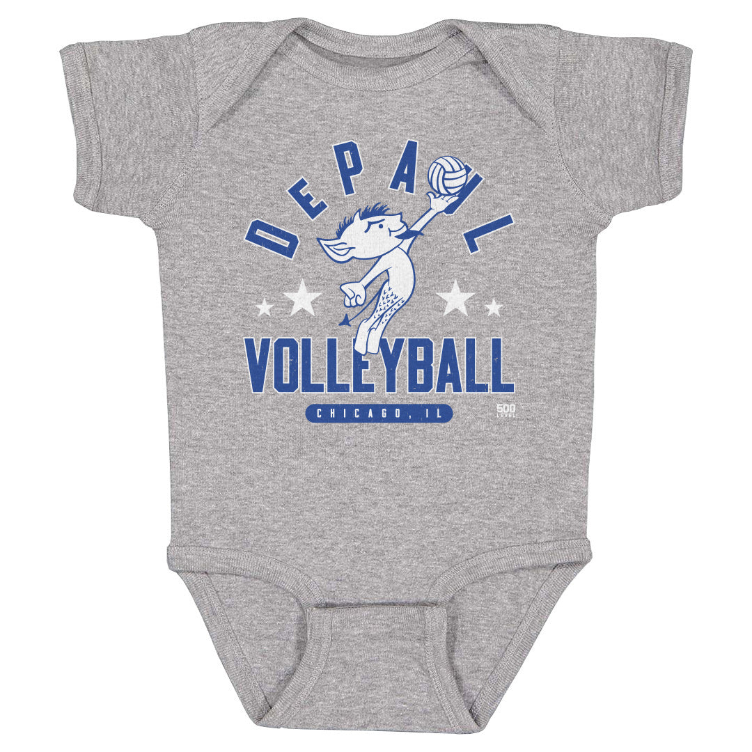 DePaul Blue Demons Vintage Volleyball Blue WHT