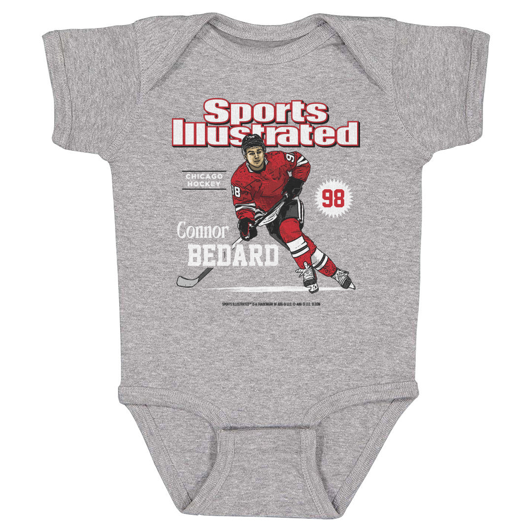 Connor Bedard Sports Illustrated & Chicago Card WHT