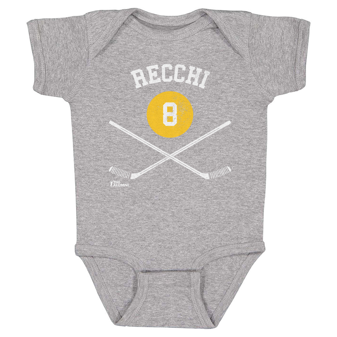 Mark Recchi Pittsburgh 8 Sticks WHT
