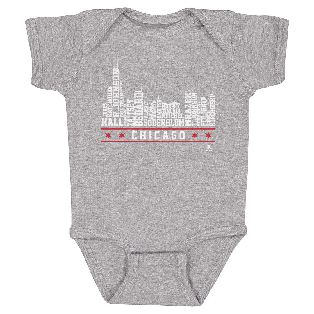 Chicago Hockey Roster Skyline 23 WHT