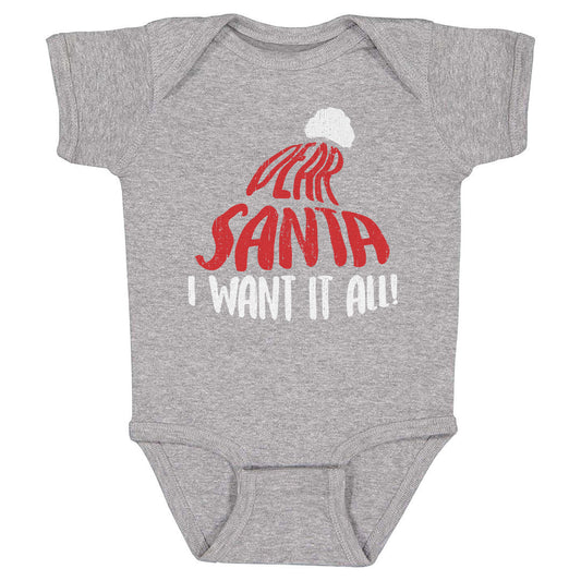 Christmas Dear Santa I Want It All WHT