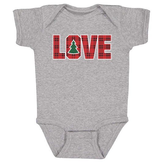 Christmas LOVE Christmas Plaid WHT