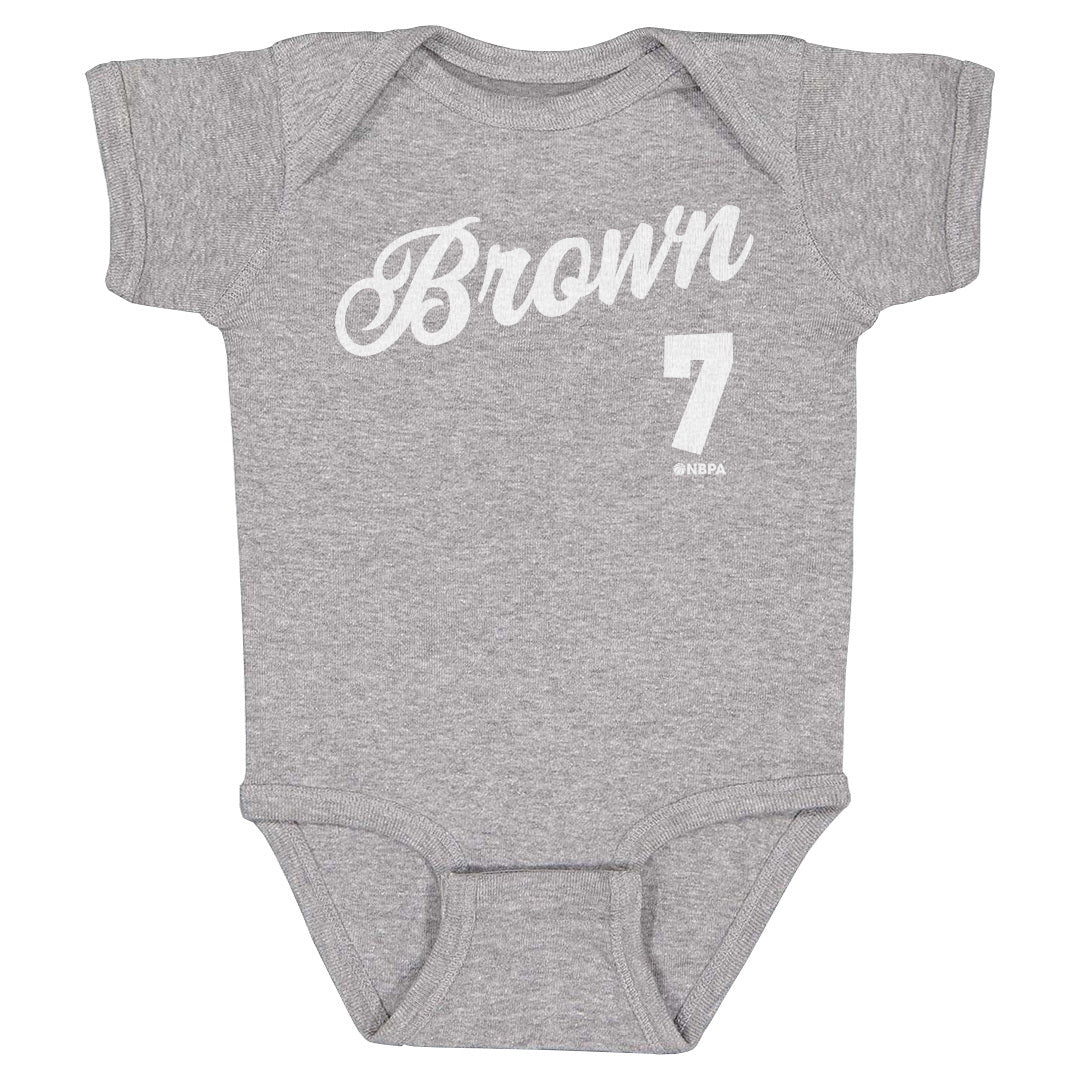 Jaylen Brown Boston Script WHT