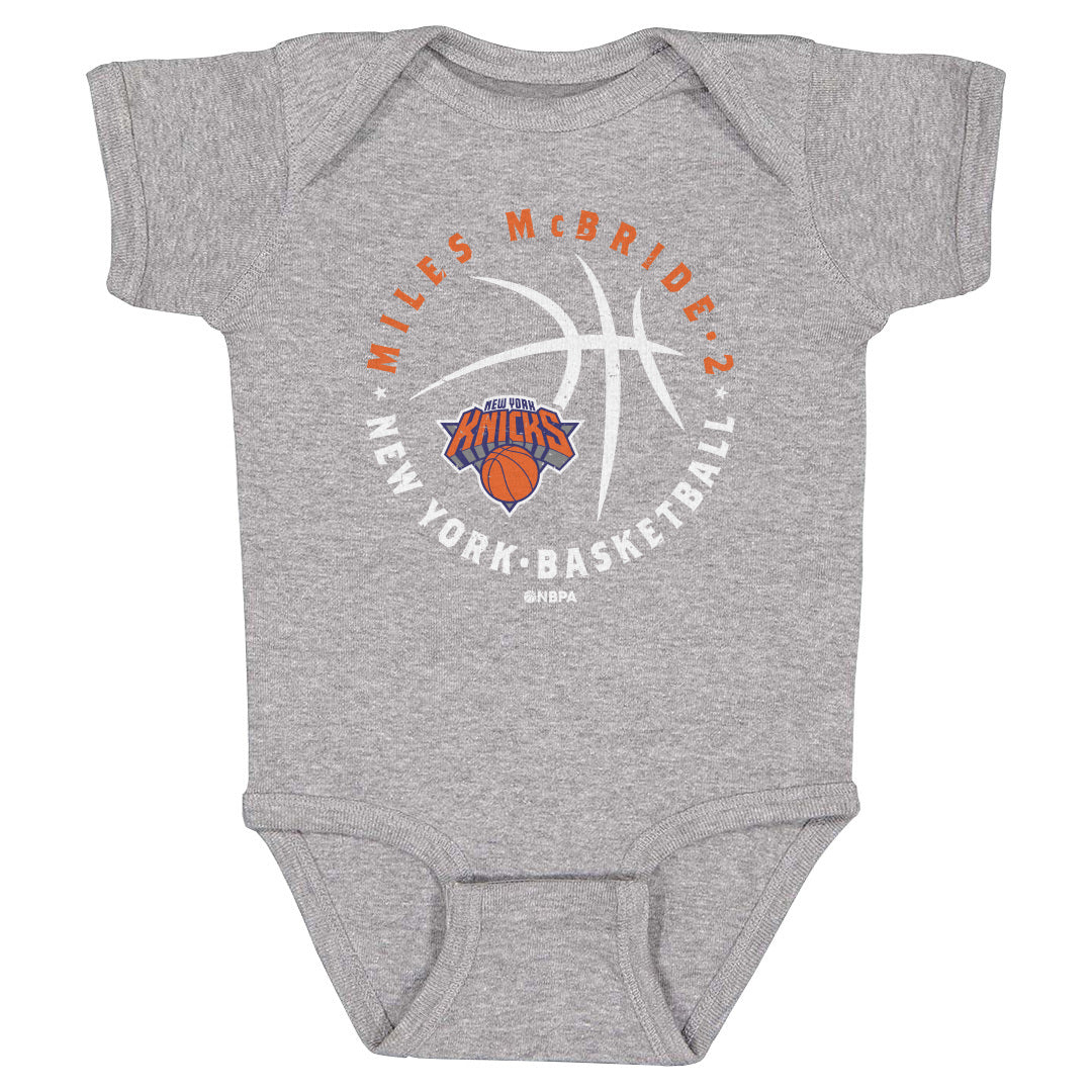 Miles McBride New York Knicks Player Ball WHT