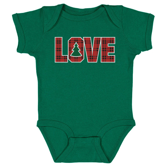Christmas LOVE Christmas Plaid WHT