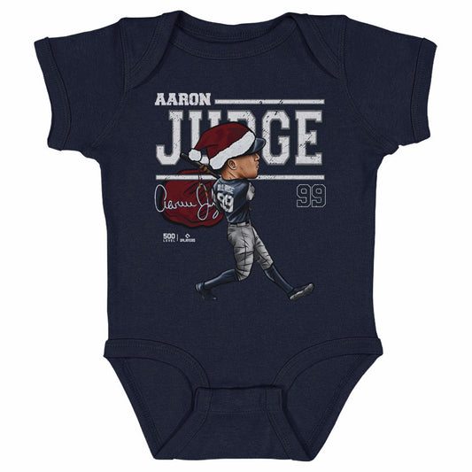 Aaron Judge New York Y Cartoon Santa Hat WHT