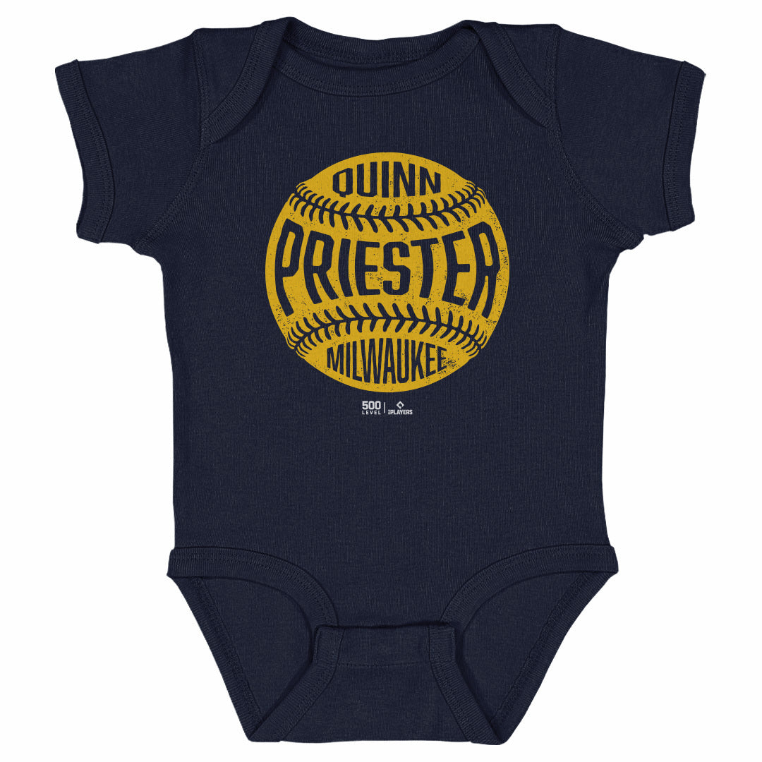 Quinn Priester Milwaukee Vintage Baseball WHT