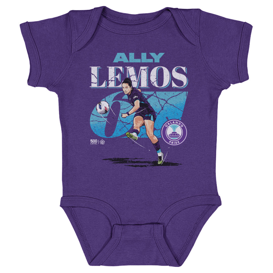 Ally Lemos Orlando Pride Cracked Number WHT