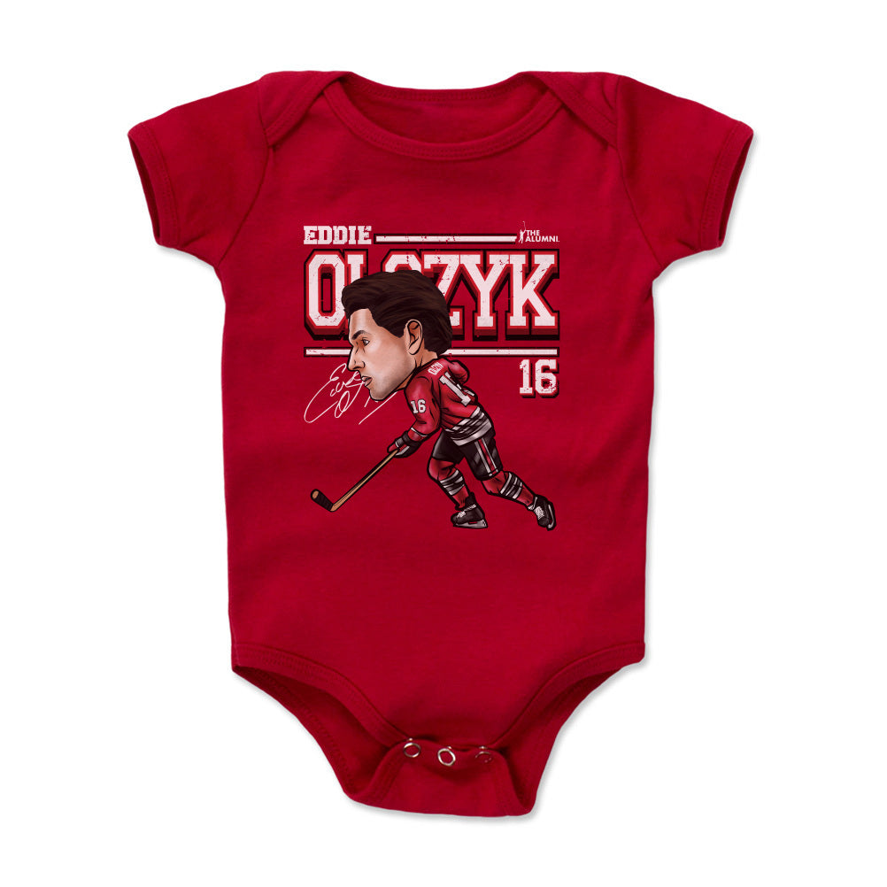 Eddie Olczyk Chicago Cartoon WHT