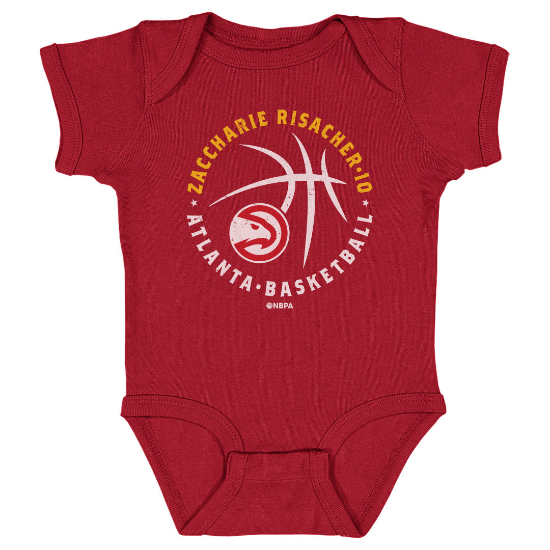 Zaccharie Risacher Atlanta Hawks Player Ball WHT