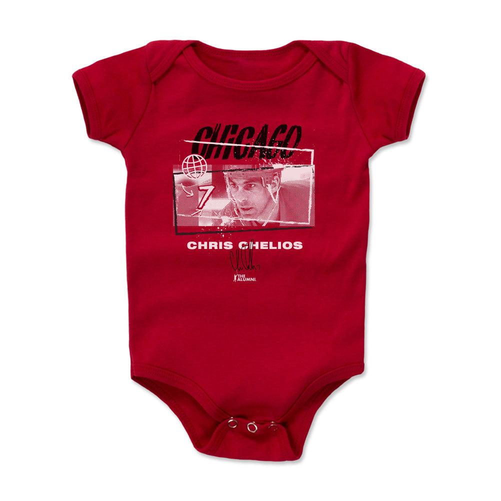 Chris Chelios Chicago Tones WHT
