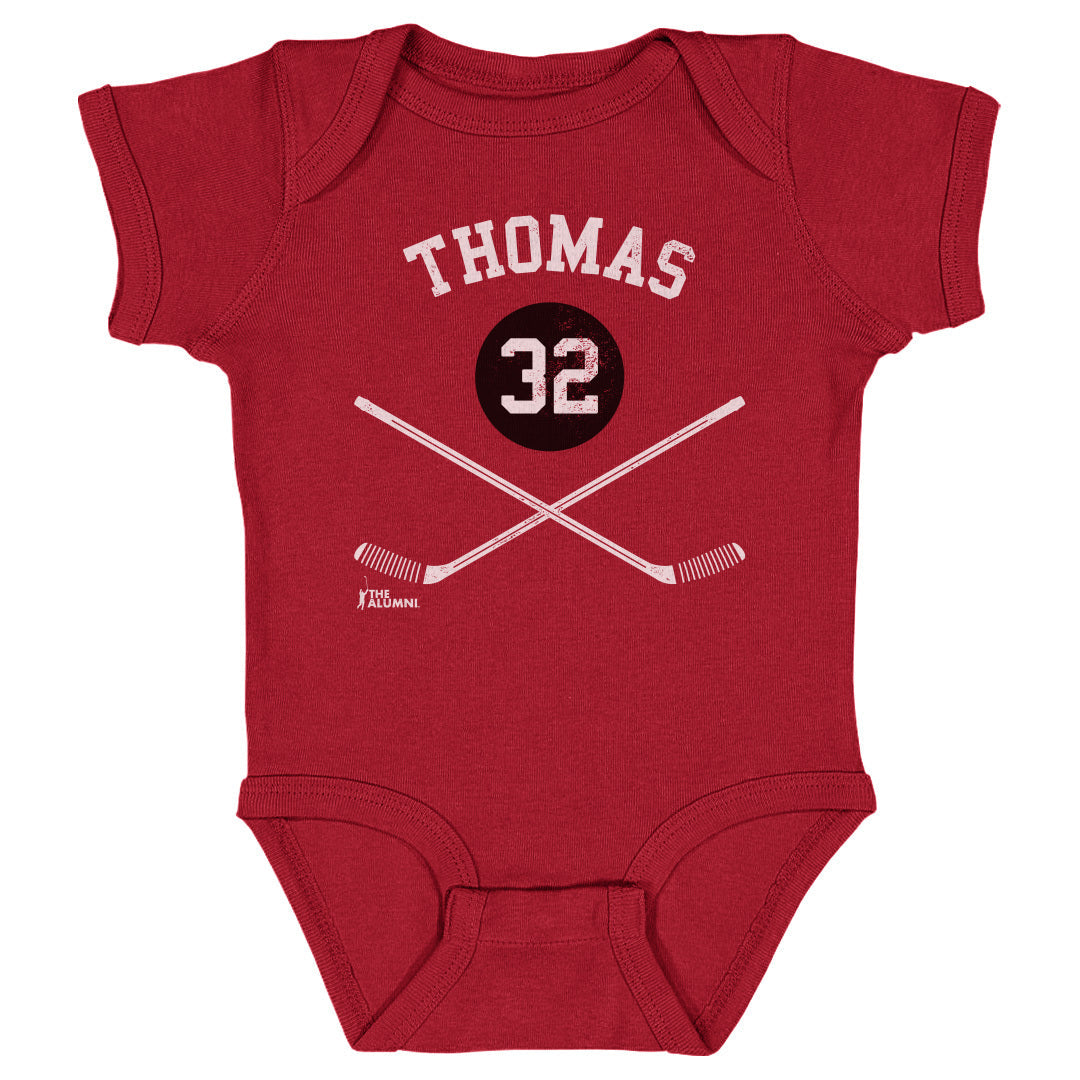 Steve Thomas Chicago 32 Sticks WHT