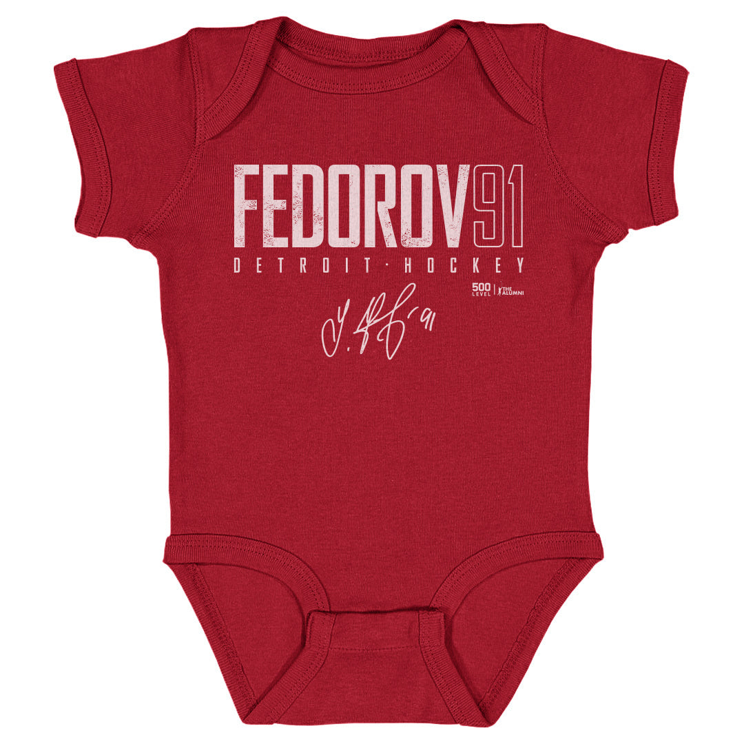 Sergei Fedorov Detroit Elite WHT
