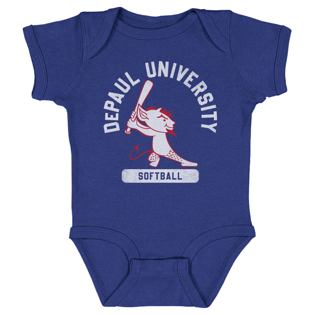 DePaul Blue Demons Billy Softball WHT