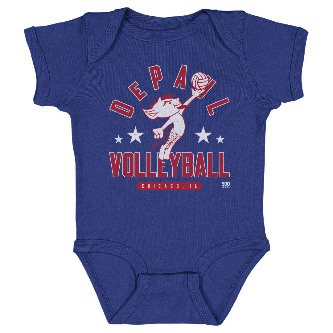 DePaul Blue Demons Vintage Volleyball WHT