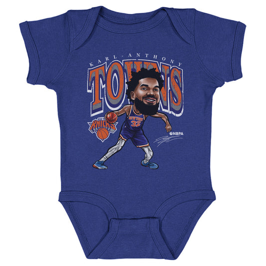 Karl-Anthony Towns New York Knicks Cartoon WHT