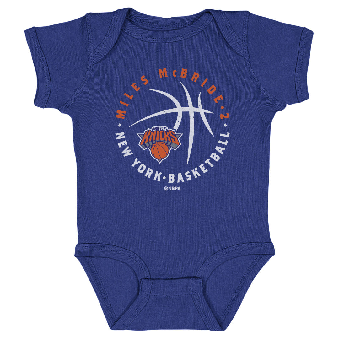 Miles McBride New York Knicks Player Ball WHT