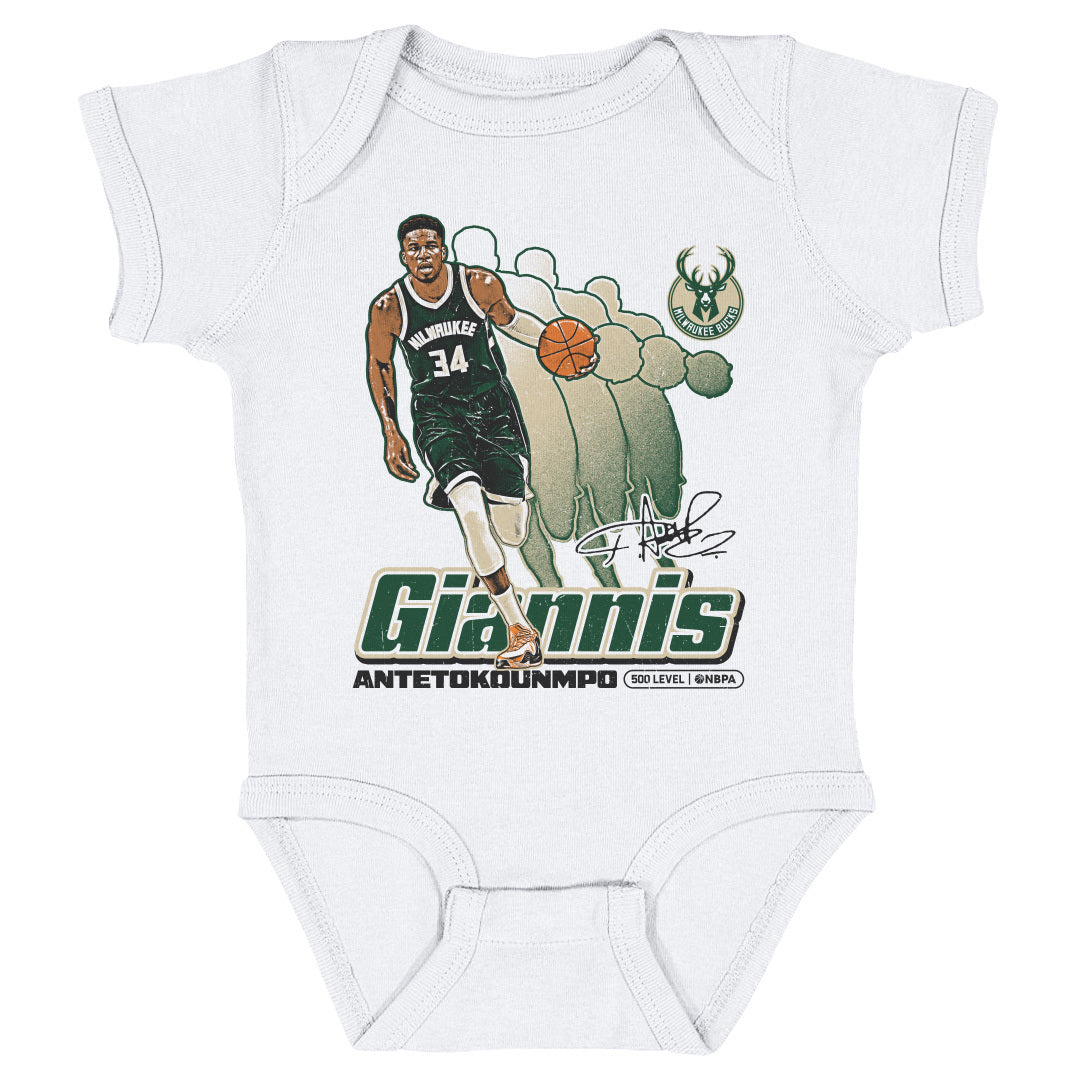 Giannis Antetokounmpo Milwaukee Bucks Retro