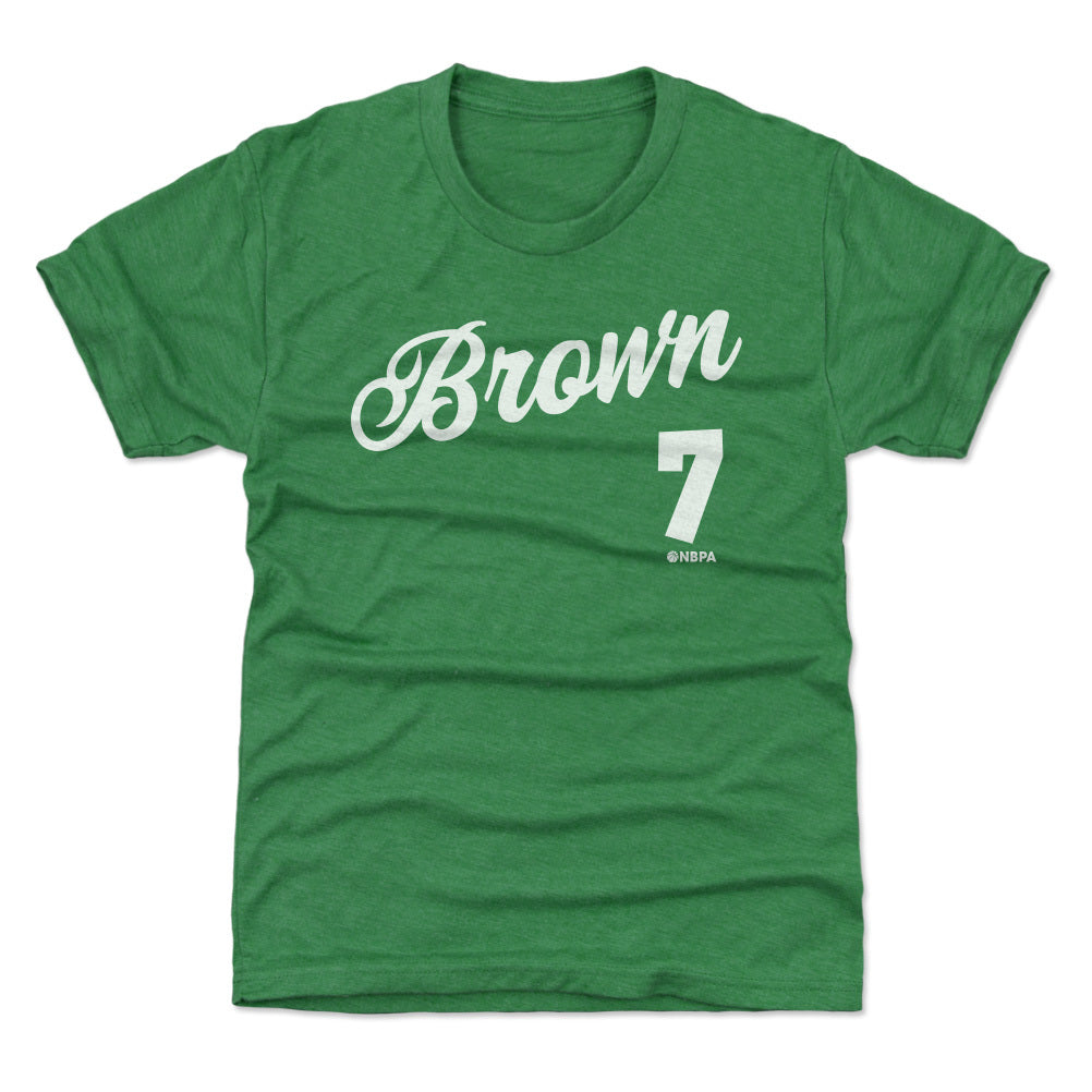 Jaylen Brown Boston Script WHT