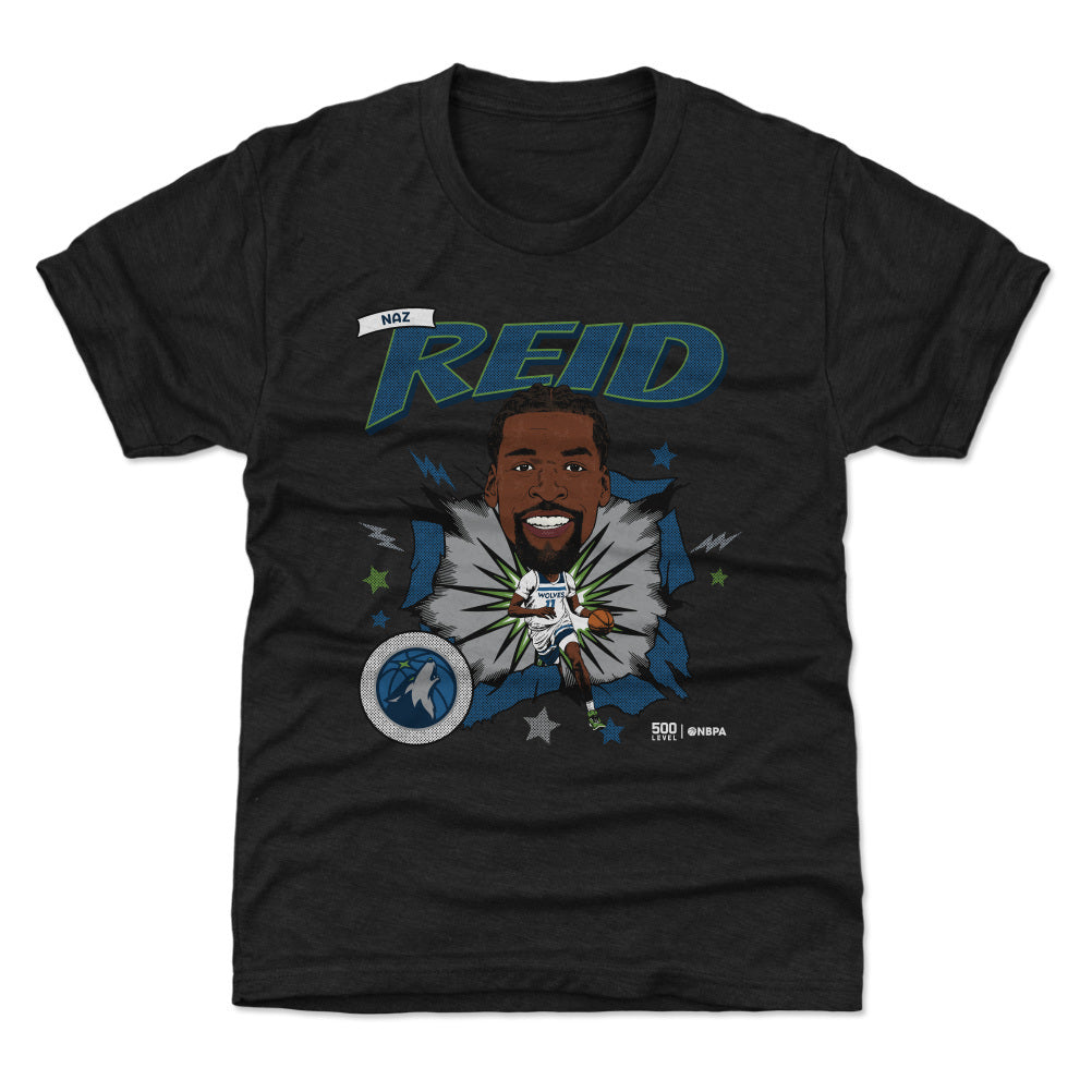 Naz Reid Minnesota Timberwolves Caricature WHT